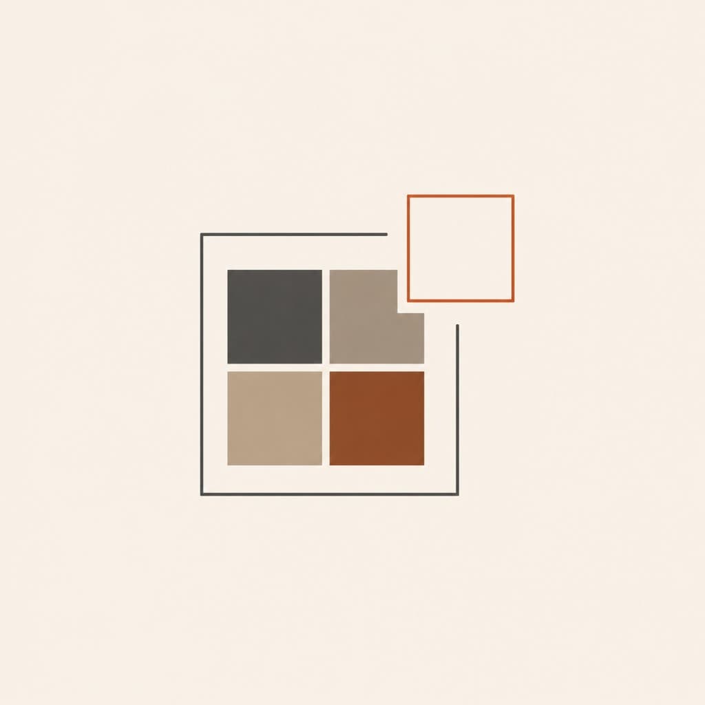 Abstract squares suggesting a personalized learning journey